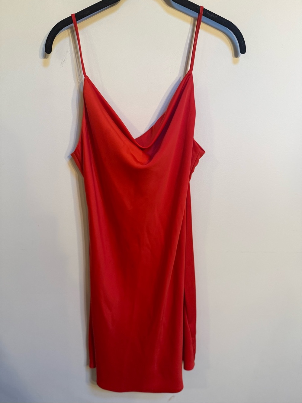 Urban Outfitters Red Satin Slip Dress